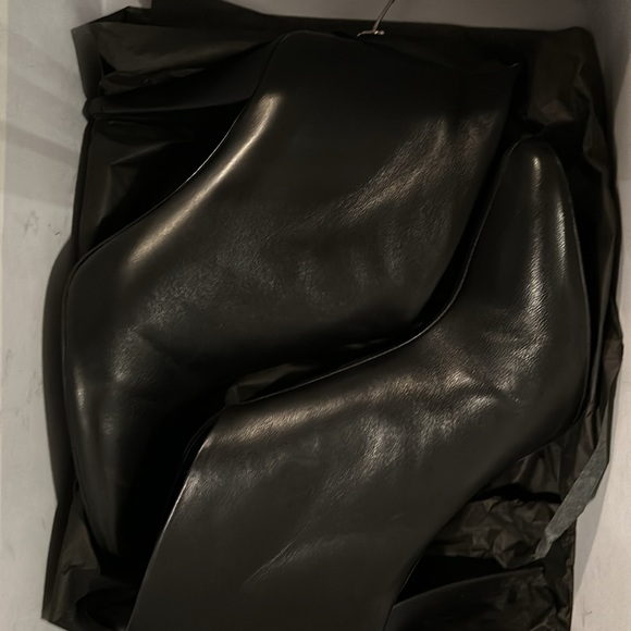 Zara x NARCISO RODRIGUEZ leather booties size 10 eu 41 - Picture 4 of 7
